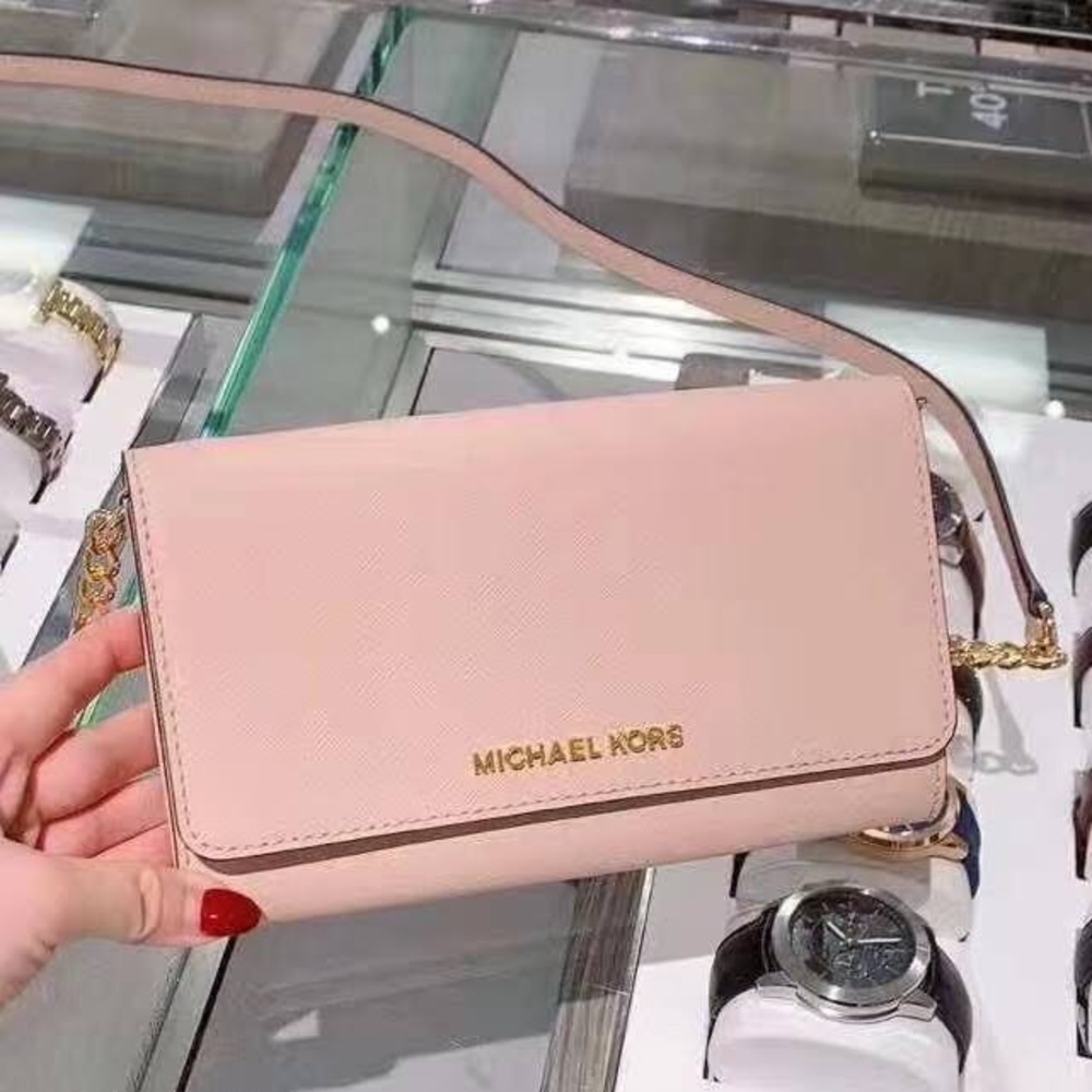 Michael Kors pink side bag